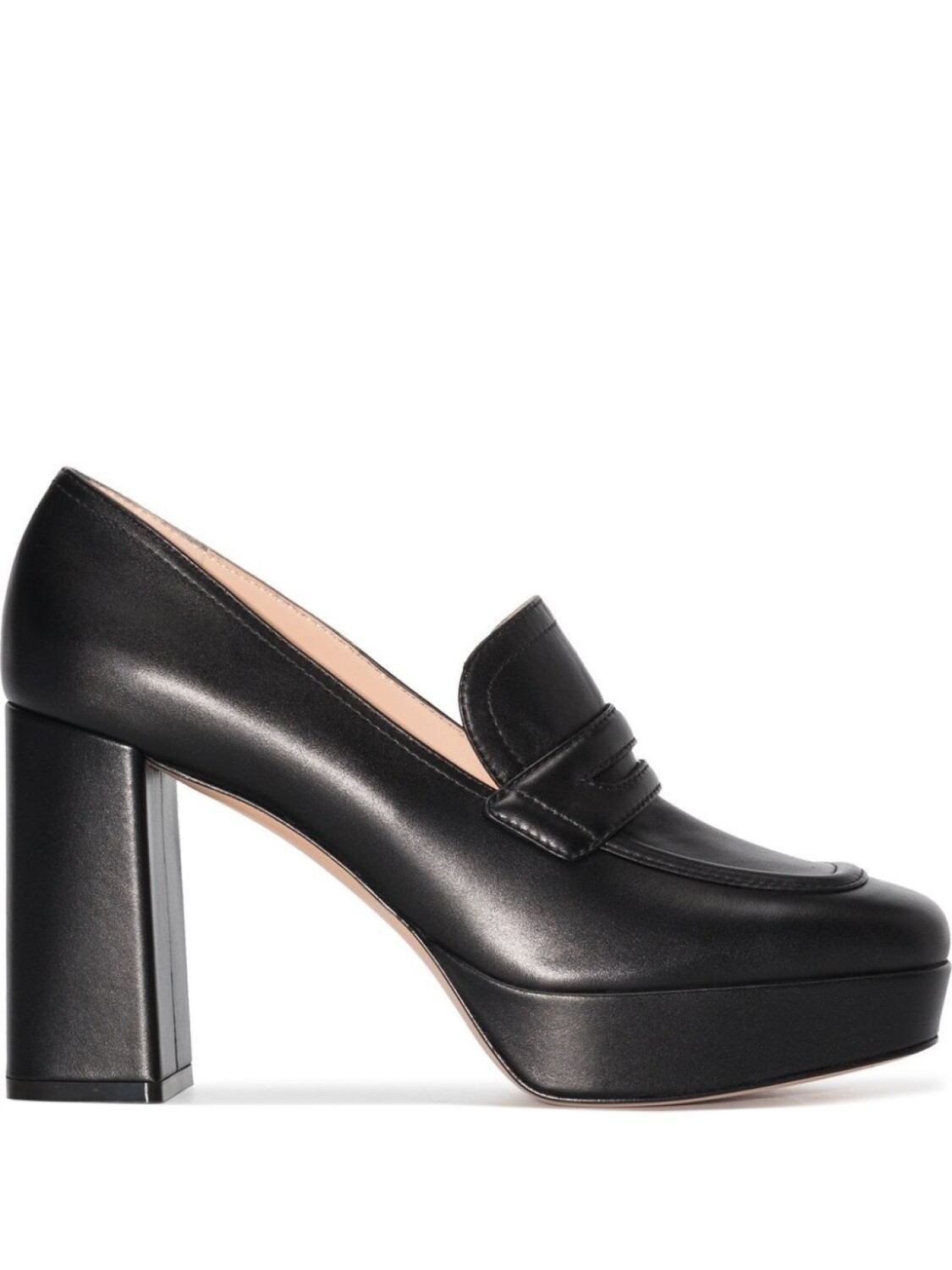

Gianvito Rossi лоферы на платформе, черный