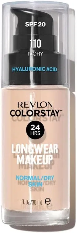 Тональное средство Revlon ColorStay для нормальной/сухой кожи, SPF 20, 110 Ivory, 30 мл