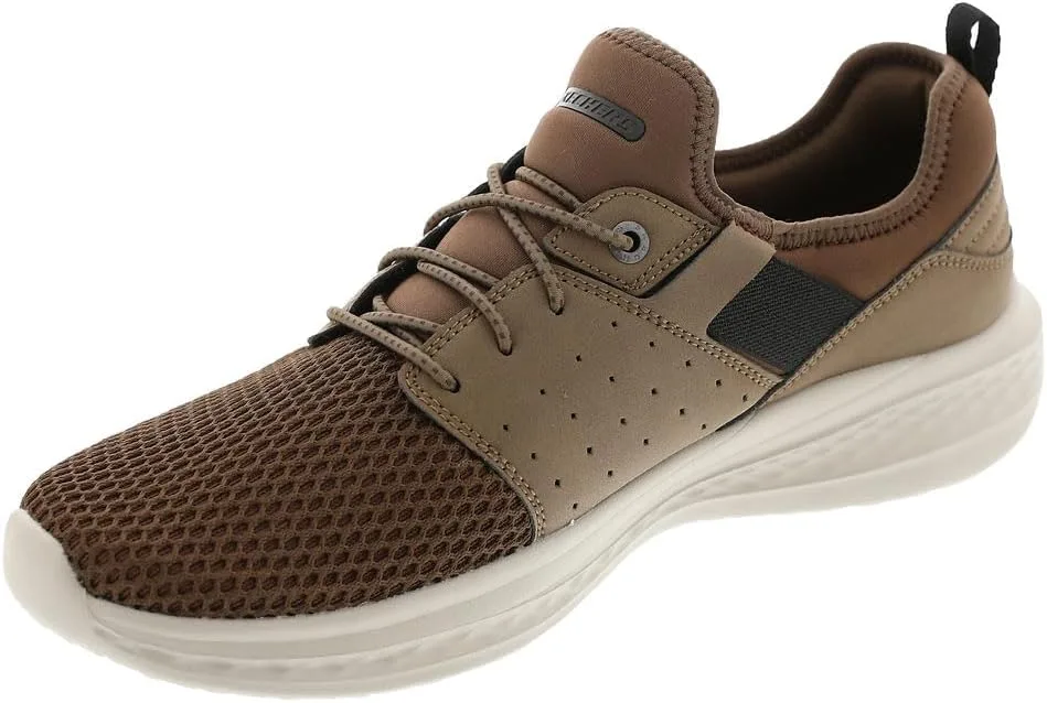 Мужские кроссовки Skechers Relaxed Fit: Slade - Raymar, коричневый — фото 4