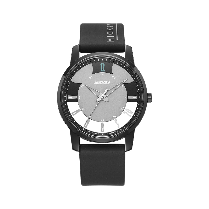 

Disney Часы Mickey Series Quartz Movement Silicone Strap Watch Unisex Skeleton Dial