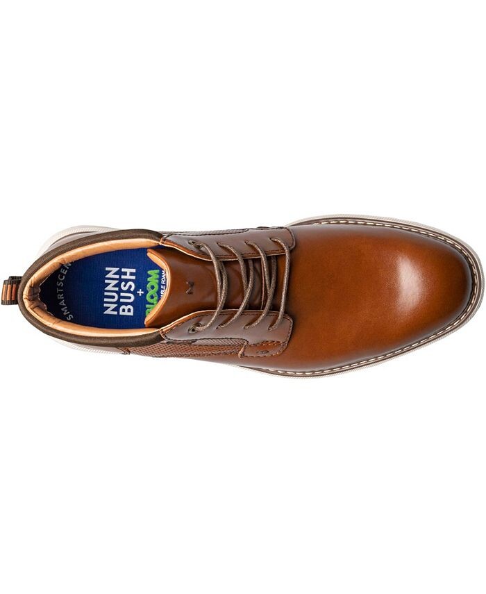 Мужские туфли Chase Chukka с простым носком Nunn Bush, цвет Cognac Multi — фото 4