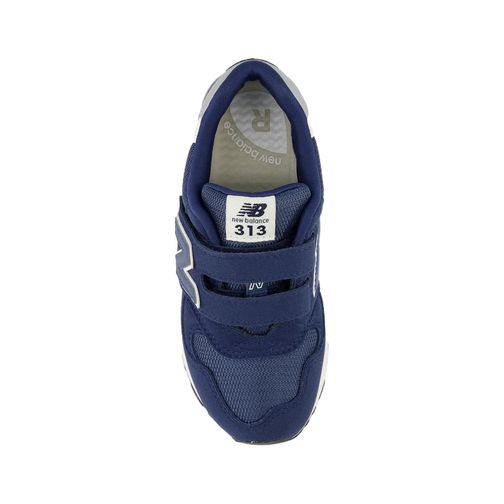 Низкие повседневные кроссовки New Balance 313 для детей морской синий возраст 3-7 лет — фото 4