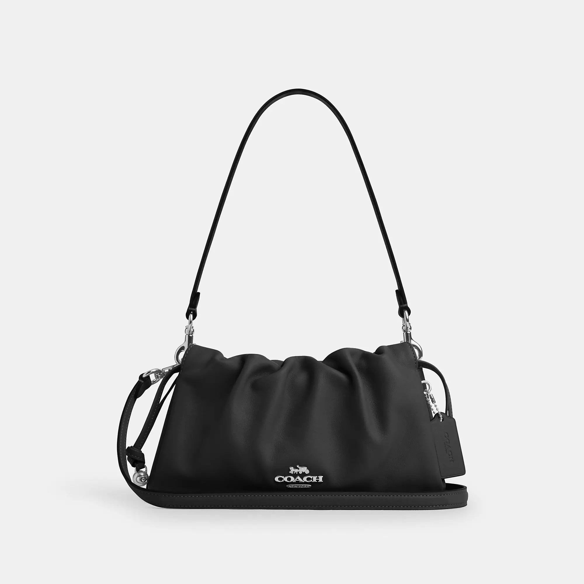 

Coach Outlet Сумка Faye через плечо с защипами, серебряный/черный