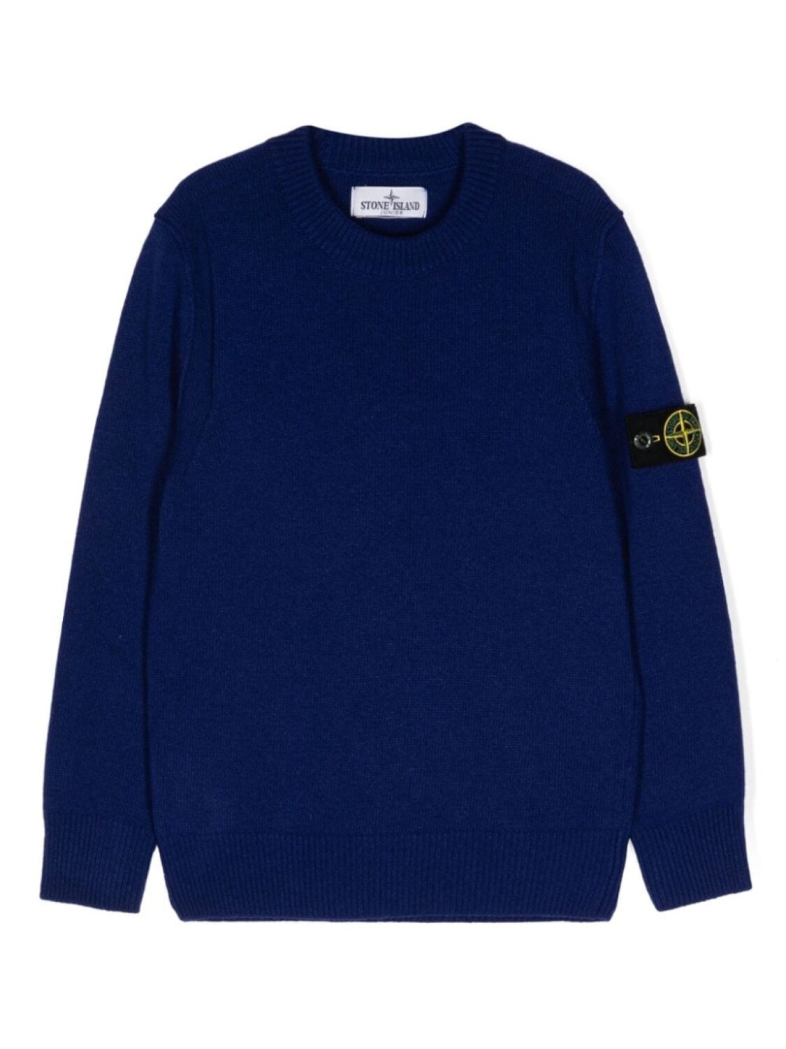 

Stone Island Junior джемпер с нашивкой Compass, синий
