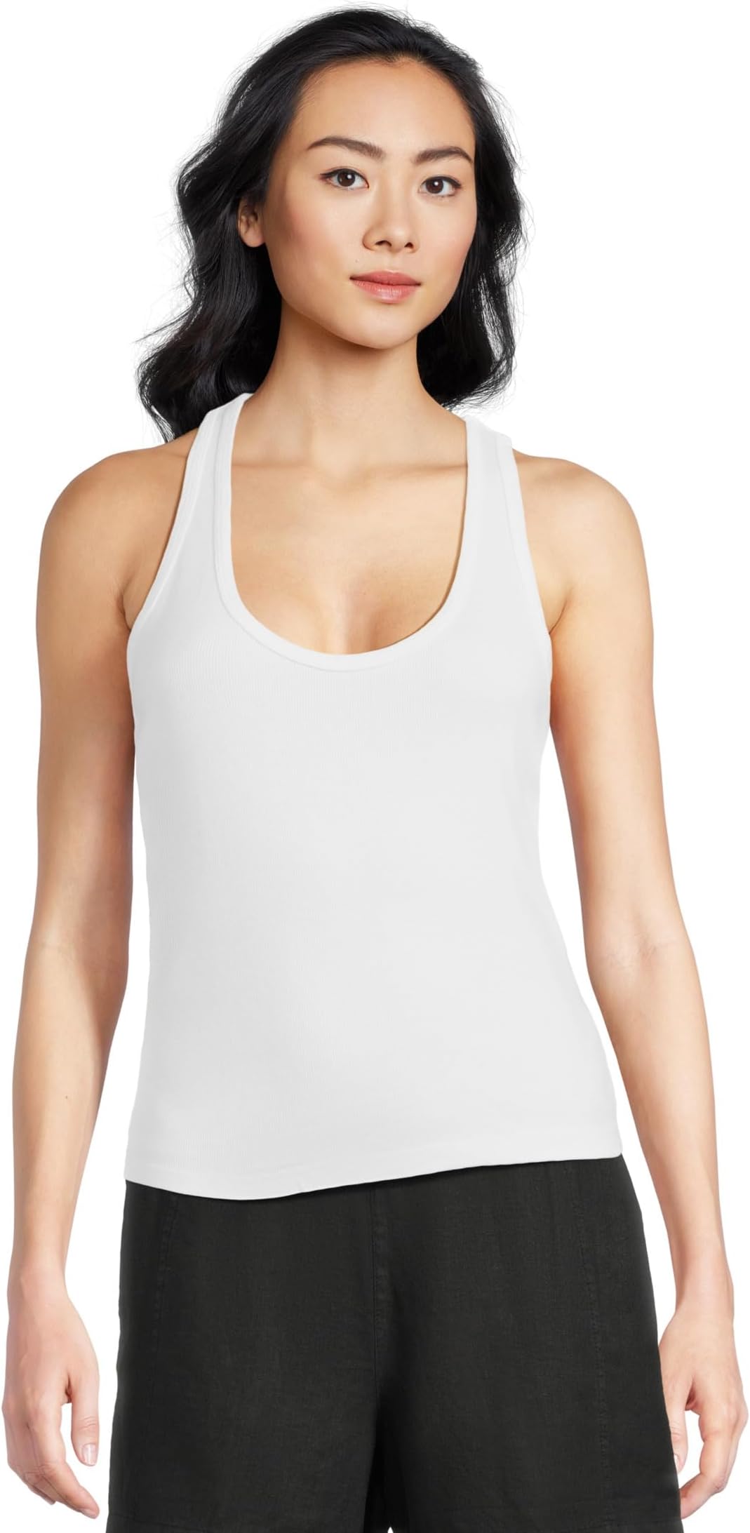 

Топ Michael Stars Cher Scoop Neck Tank, белый