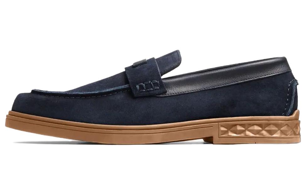 

Замшевые пенни-лоферы Josh Driver Jimmy Choo, Dark Blue