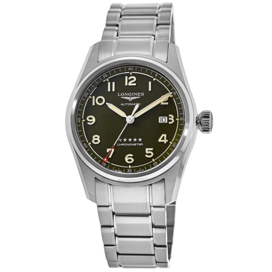 

Longines Spirit Automatic Green Dial Стальные мужские часы L3.810.4.03.6