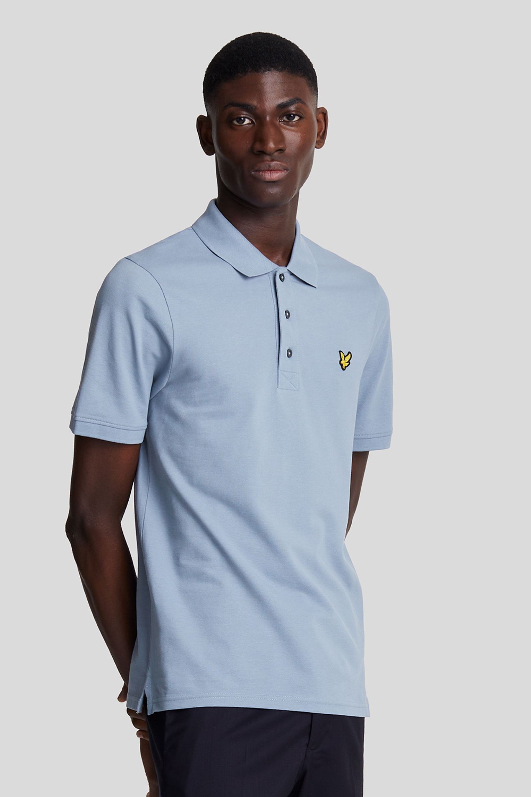 

Классическая рубашка поло Lyle & Scott, синий