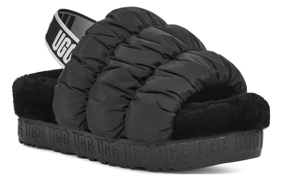 Стильные сандалии UGG женские, светло-желто-зеленые — фото 2