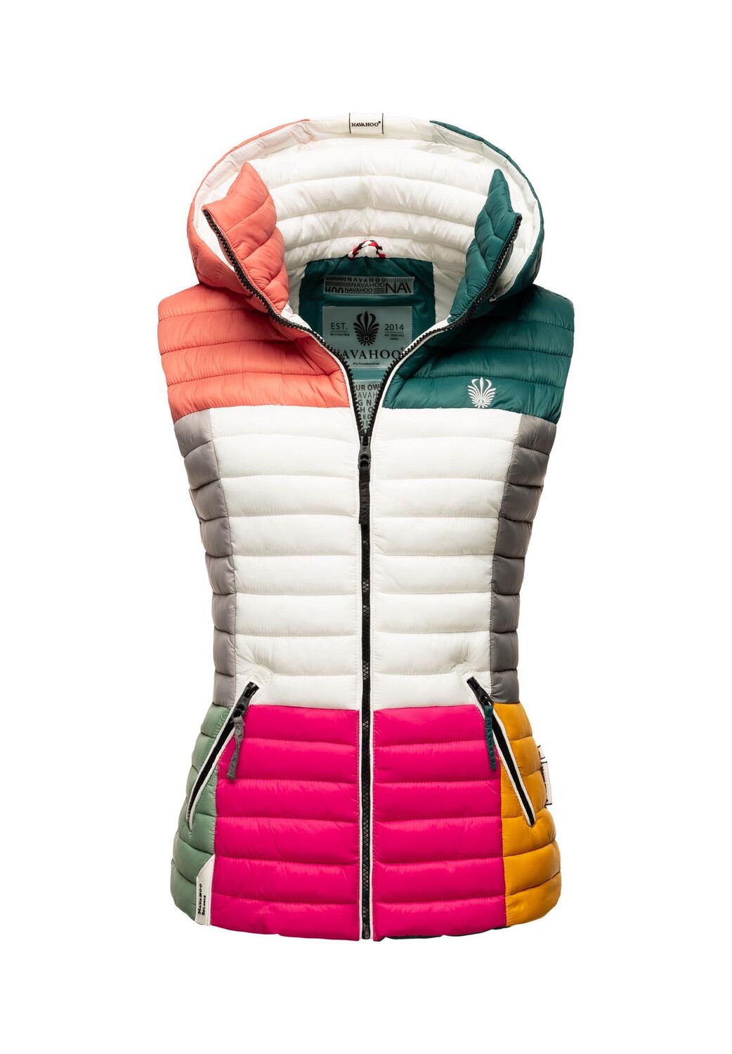 

Стеганый жилет Shadaa Multicultural NAVAHOO, цвет Multicolour Dark