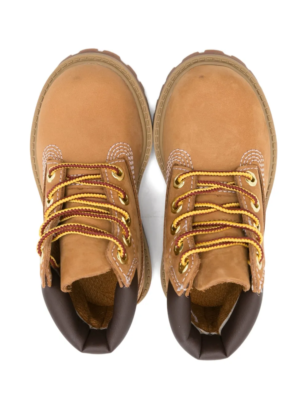 Премиальные 6-дюймовые ботинки Timberland Kids, бежевый — фото 3