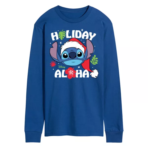 

Праздничная футболка «Алоха» Lilo & Stitch Disney, синий