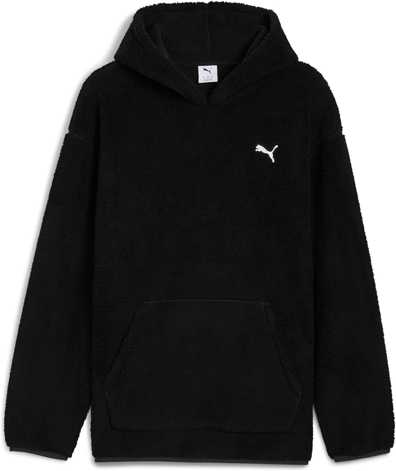 

Худи PUMA ESS ELEVATED Relaxed, шерпа, мужская, 691069, повседневная спортивная худи с флисовой подкладкой, черный
