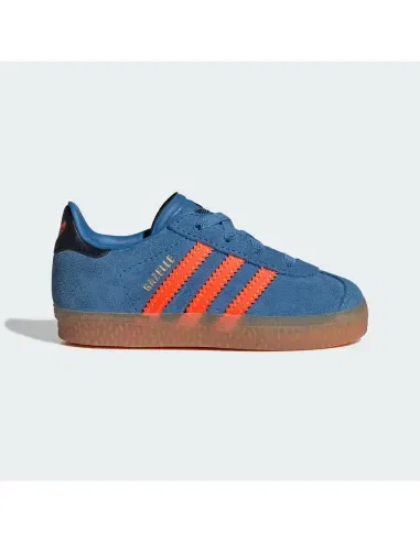 Кроссовки низкие Gazelle, Adidas, фокусно-синий / солнечно-оранжевый / черный — фото 2