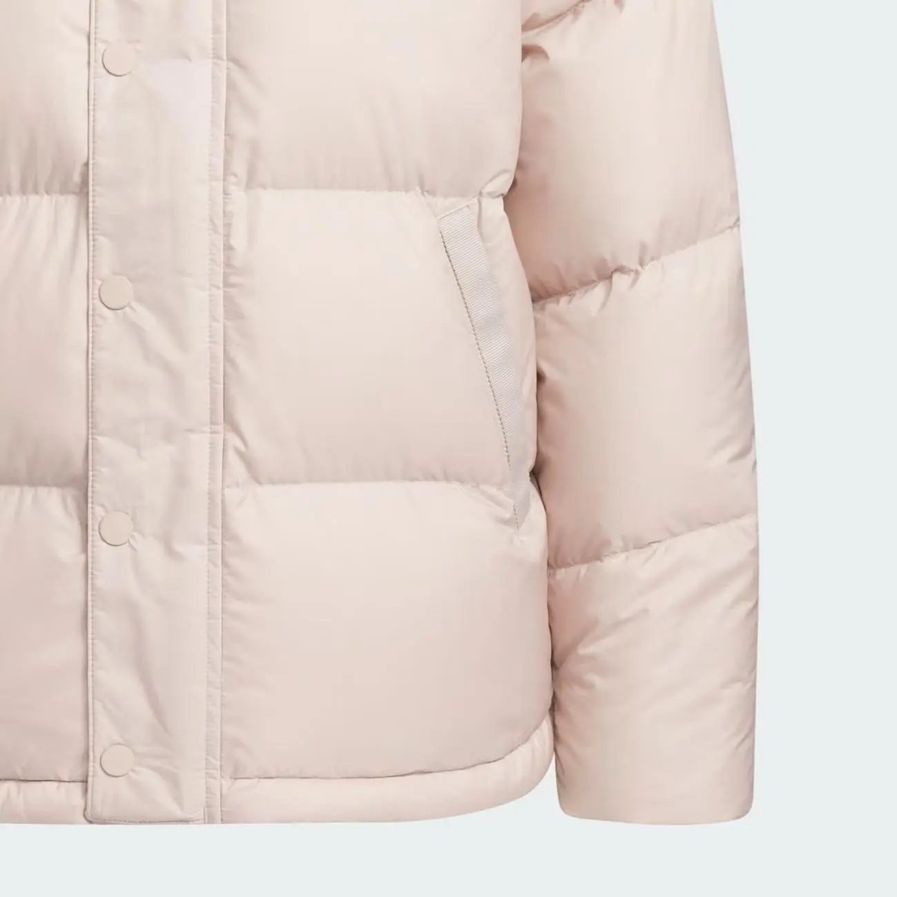 Adidas Ветрозащитная пуховая куртка женская розовая, Pink — фото 4