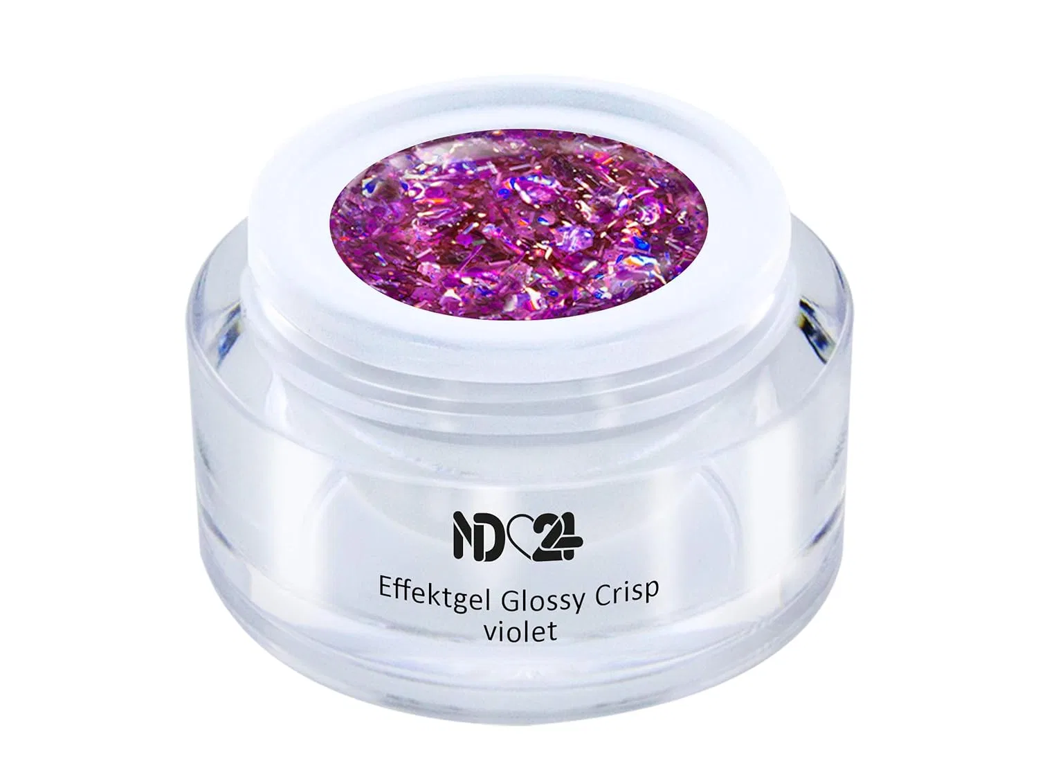 Глянцевый UV LED гель для ногтей «Crisp Violet» 5 мл Nd24 Naildesign