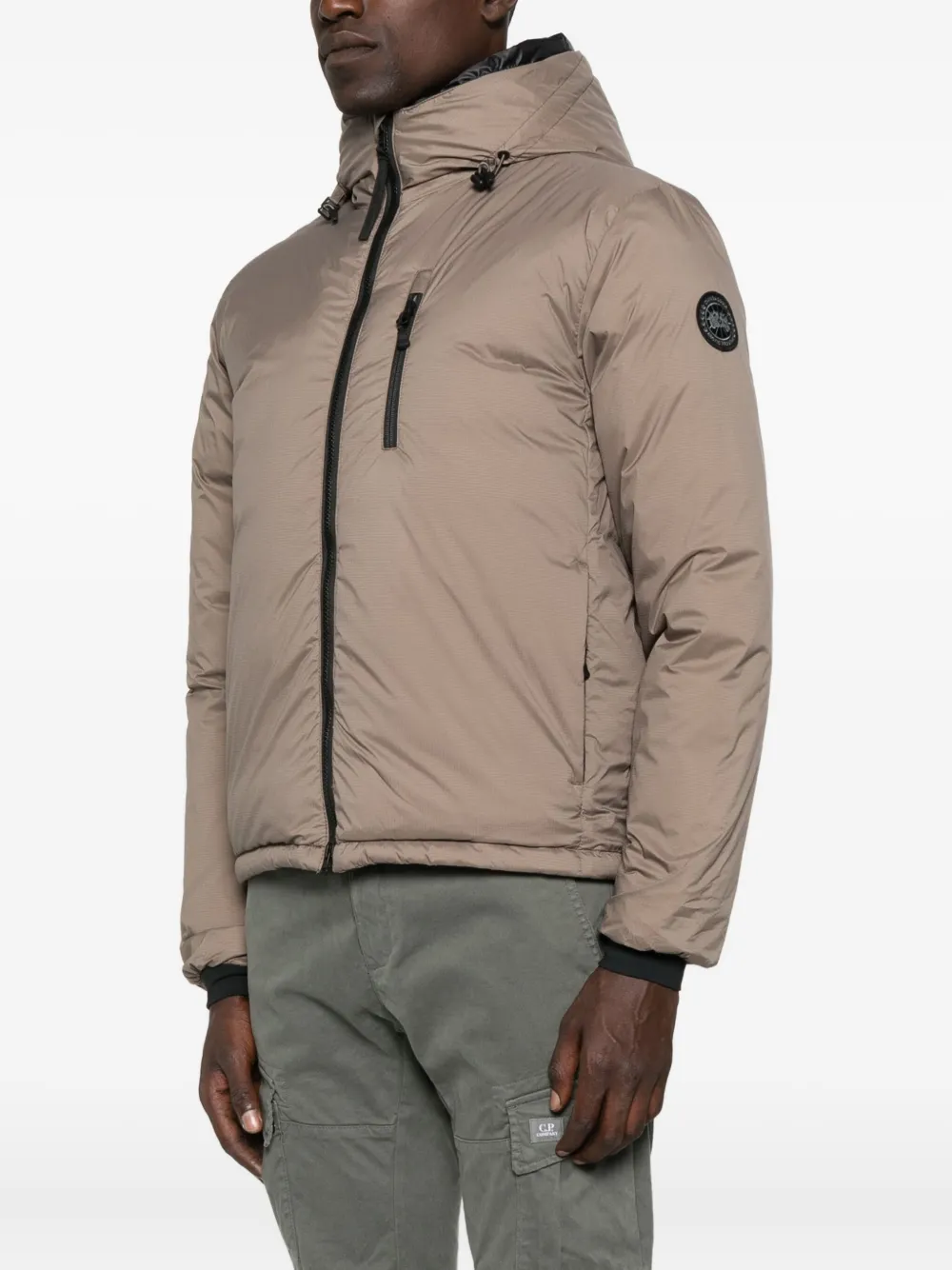Куртка Lodge с капюшоном и застежкой-молнией Canada Goose, коричневый — фото 2