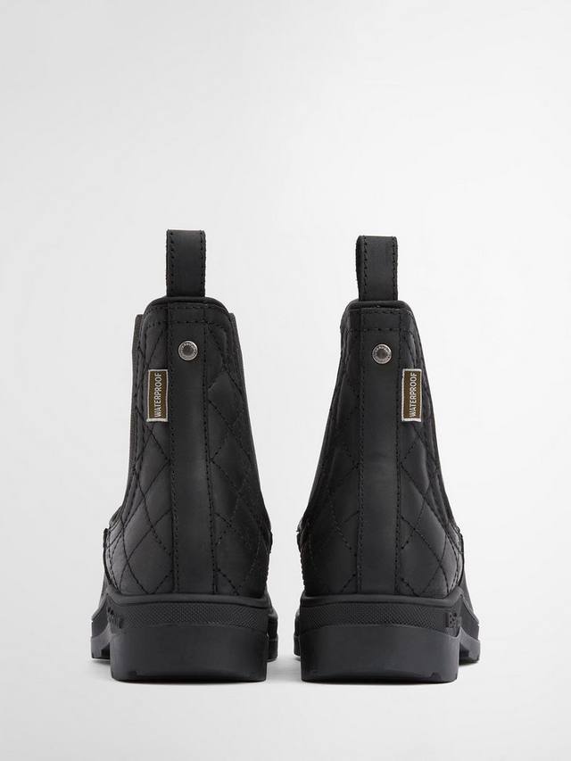 Элегантные челси-ботинки Amble из комбинированной кожи Barbour, Black — фото 3
