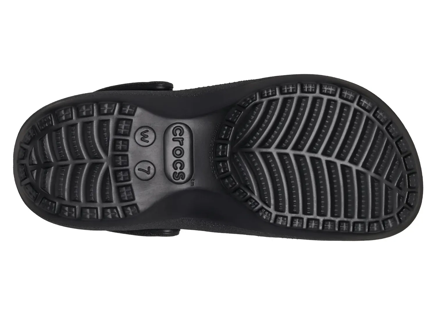 Сабо Crocs Classic Platform Clog — женские, черные — фото 4