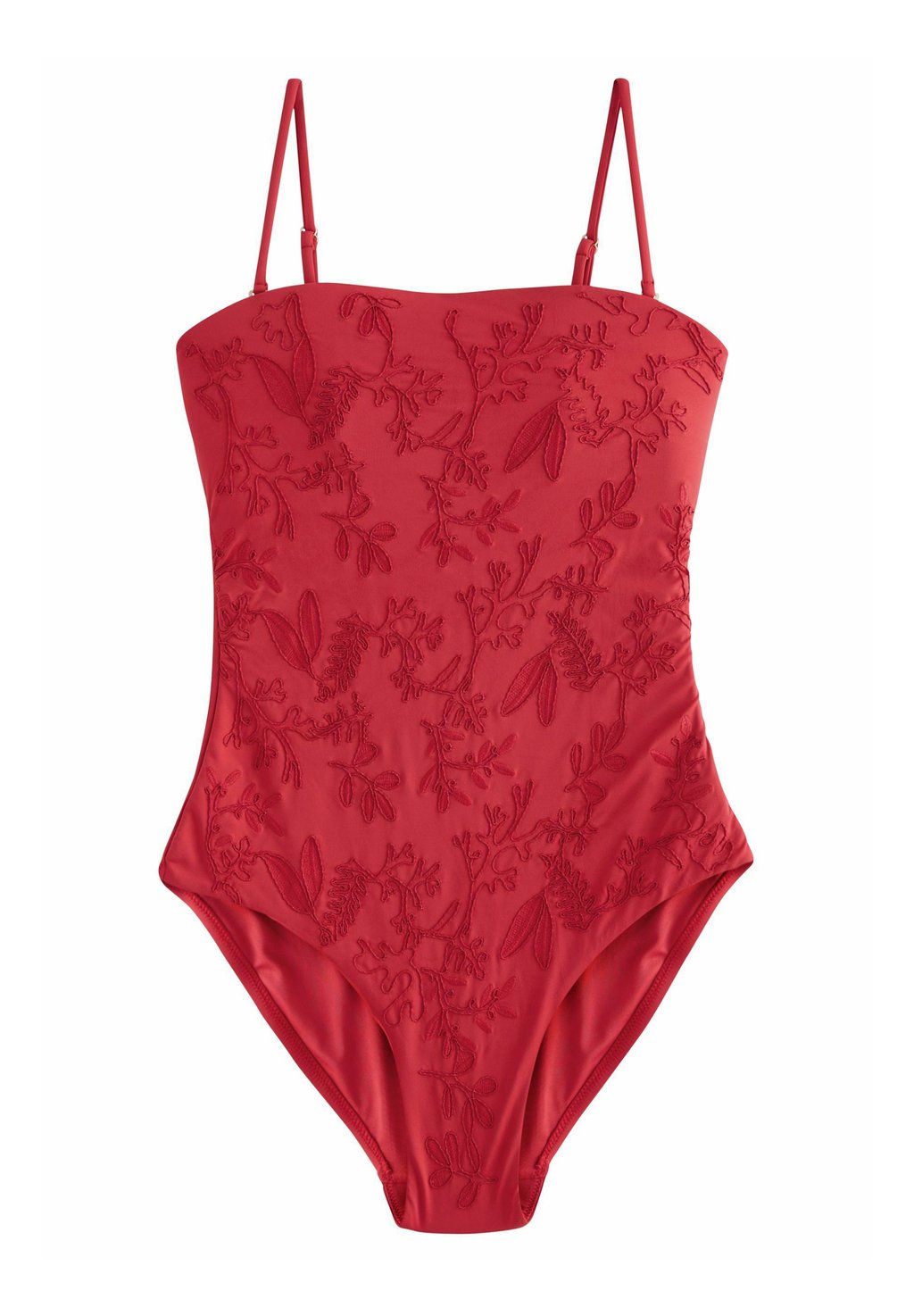 

Купальник EMBROIDERED TUMMY CONTROL BANDEAU Next, красный