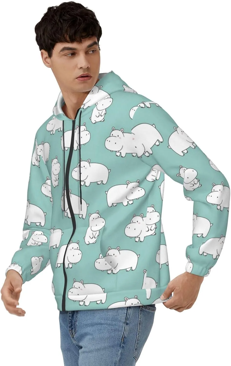 

Мужской худи с капюшоном Casual Long Sleeve KATVEESC