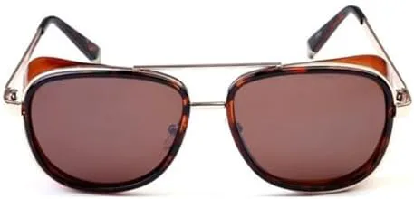 

Модные солнцезащитные очки в стиле стимпанк для мужчин и женщин, винтажные красные солнцезащитные очки в стиле панк с защитой от УФ-излучения UV400 MTZJH, Leopard Tea