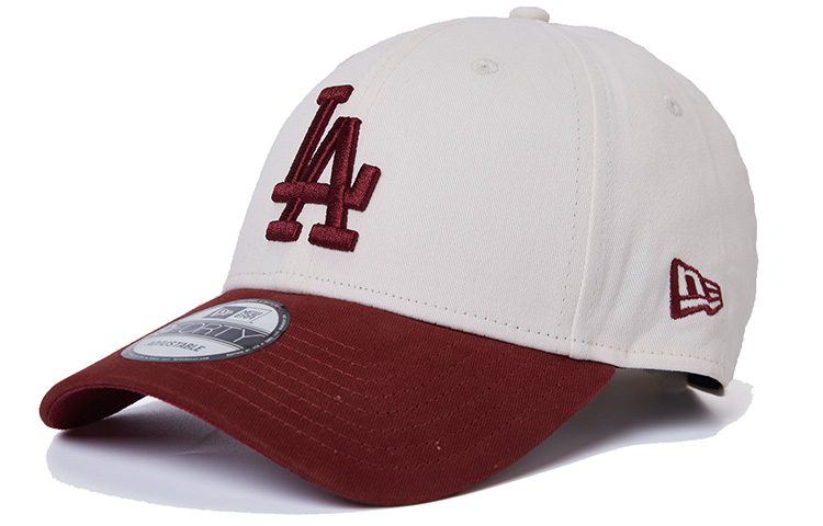 

New Era Хлопковая бейсболка унисекс бежево-красная, Beige Red