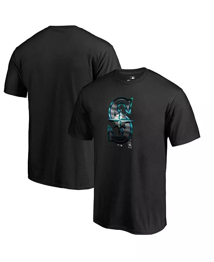 

Мужская черная футболка Seattle Mariners Midnight Mascot Fanatics