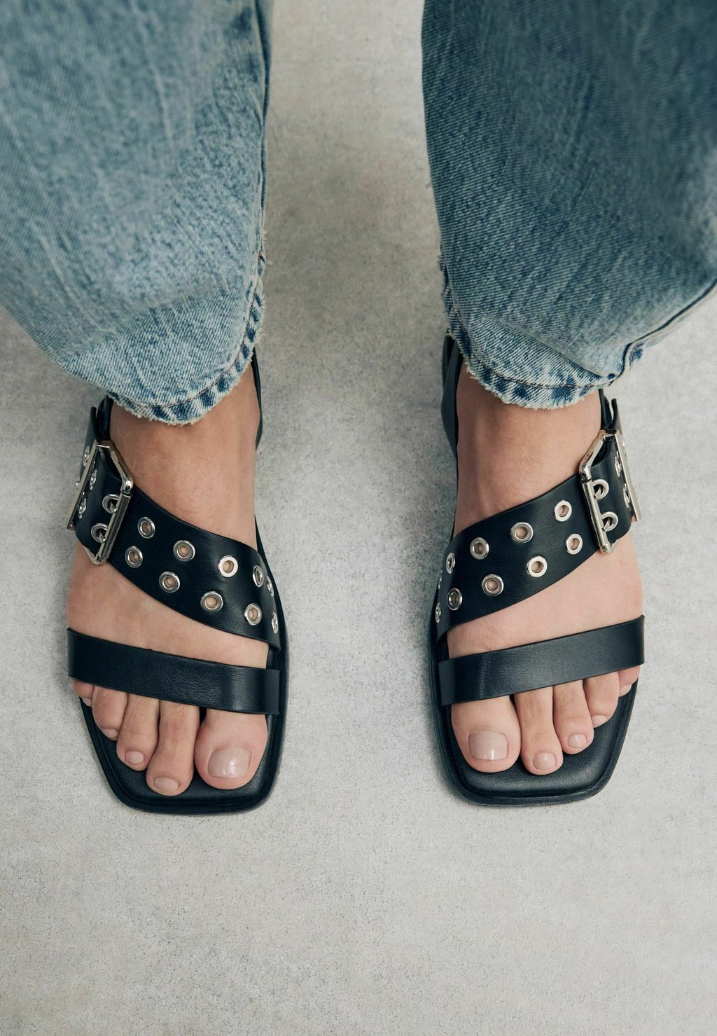 Сандалии REGULAR FIT - FOREVER COMFORT BUCKLE STRAP Next, черный