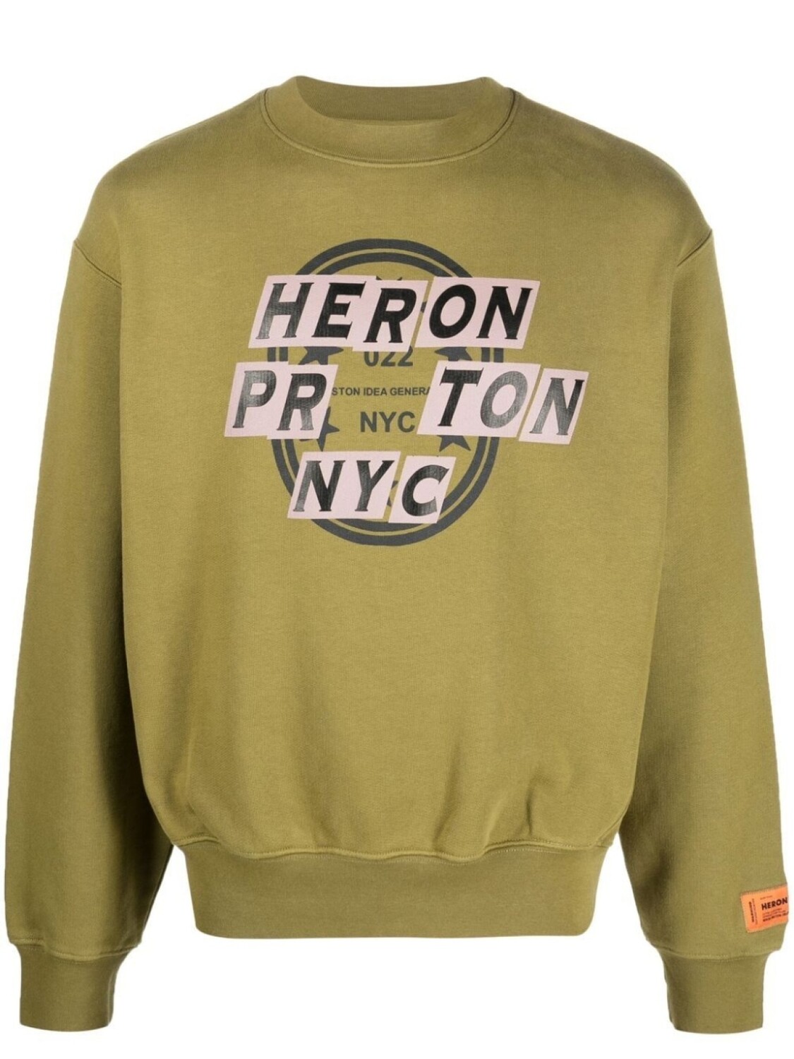 

Толстовка с графичным принтом Heron Preston, зеленый