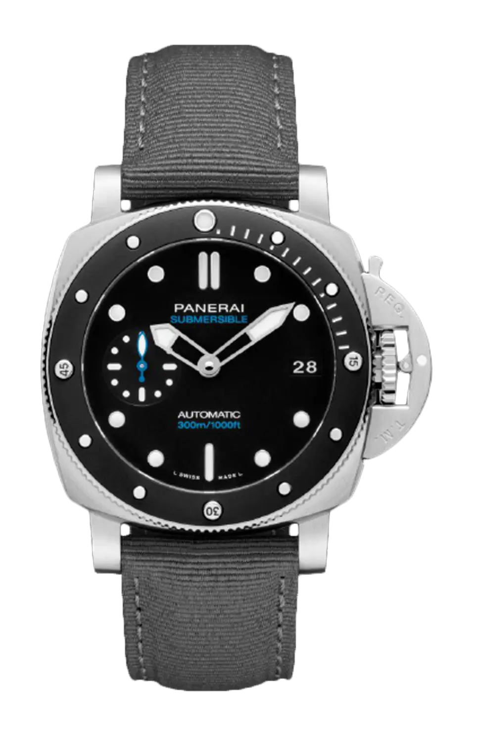 

Часы submersible 42 мм doppio cinturino Panerai