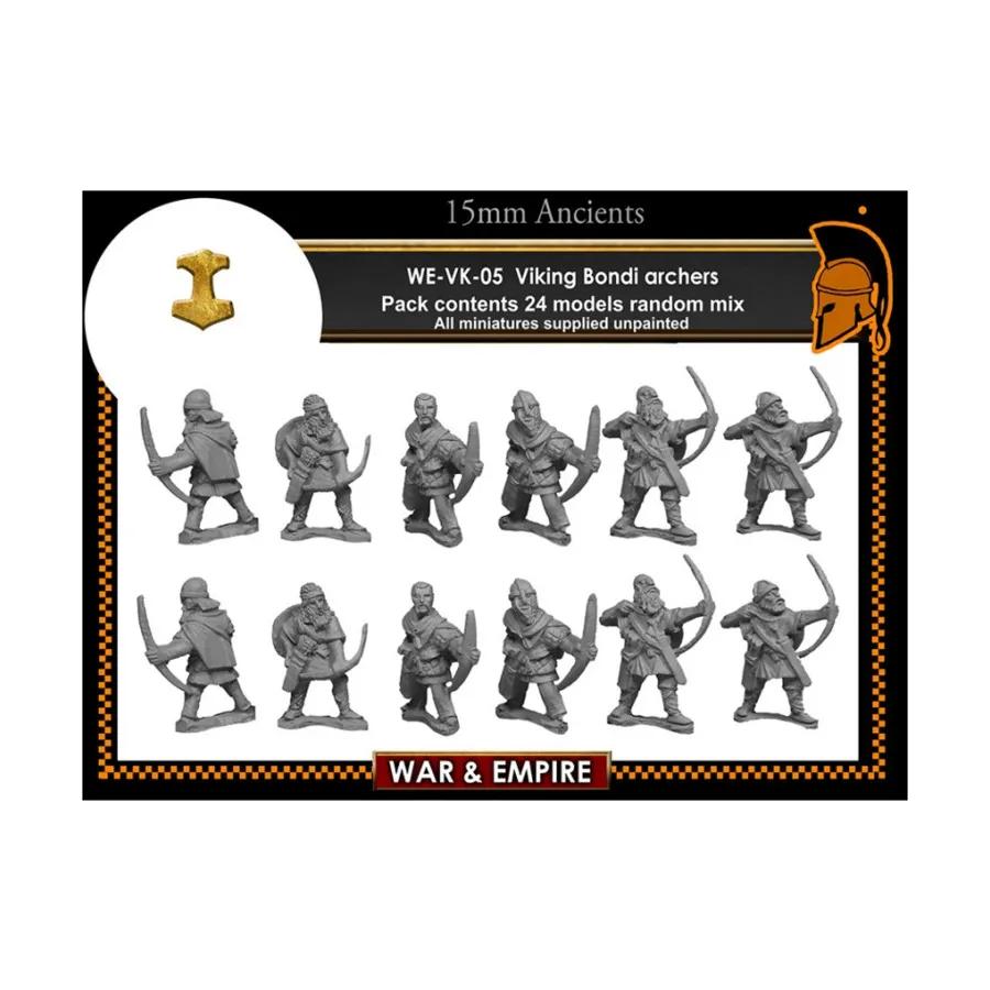 

Бонди — Лучники, War & Empire - Dark Ages Miniatures - Viking (15mm)