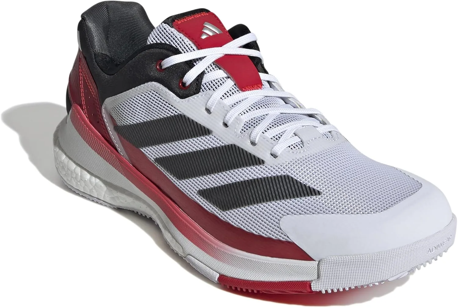 Мужские кроссовки для падела Adidas Crazyquick Boost, белый/черный/красный — фото 4