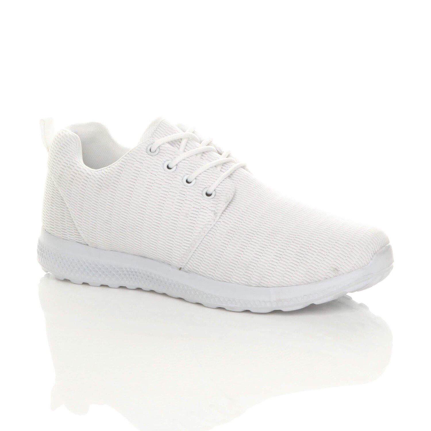 

Кроссовки Low Heel Memory Foam Lace Up Trainers AJVANI, белый