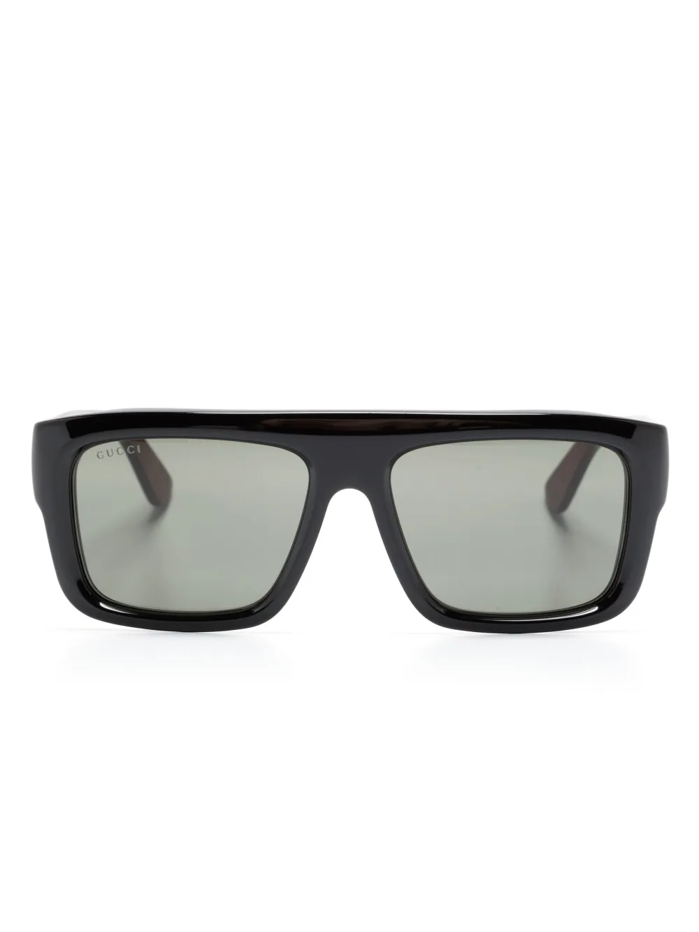 

Солнцезащитные очки в квадратной оправе с логотипом Gucci Eyewear, черный