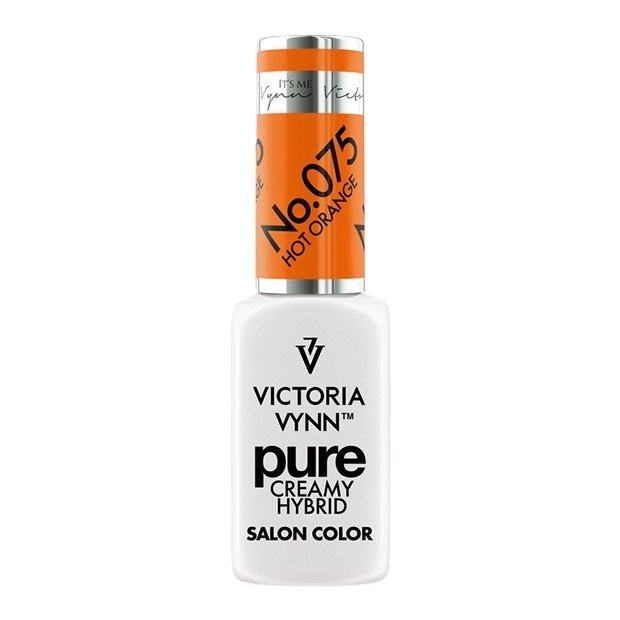 

Лак для ногтей Victoria Vynn Pure Creamy Hybrid 075 Hot Orange, 8 мл