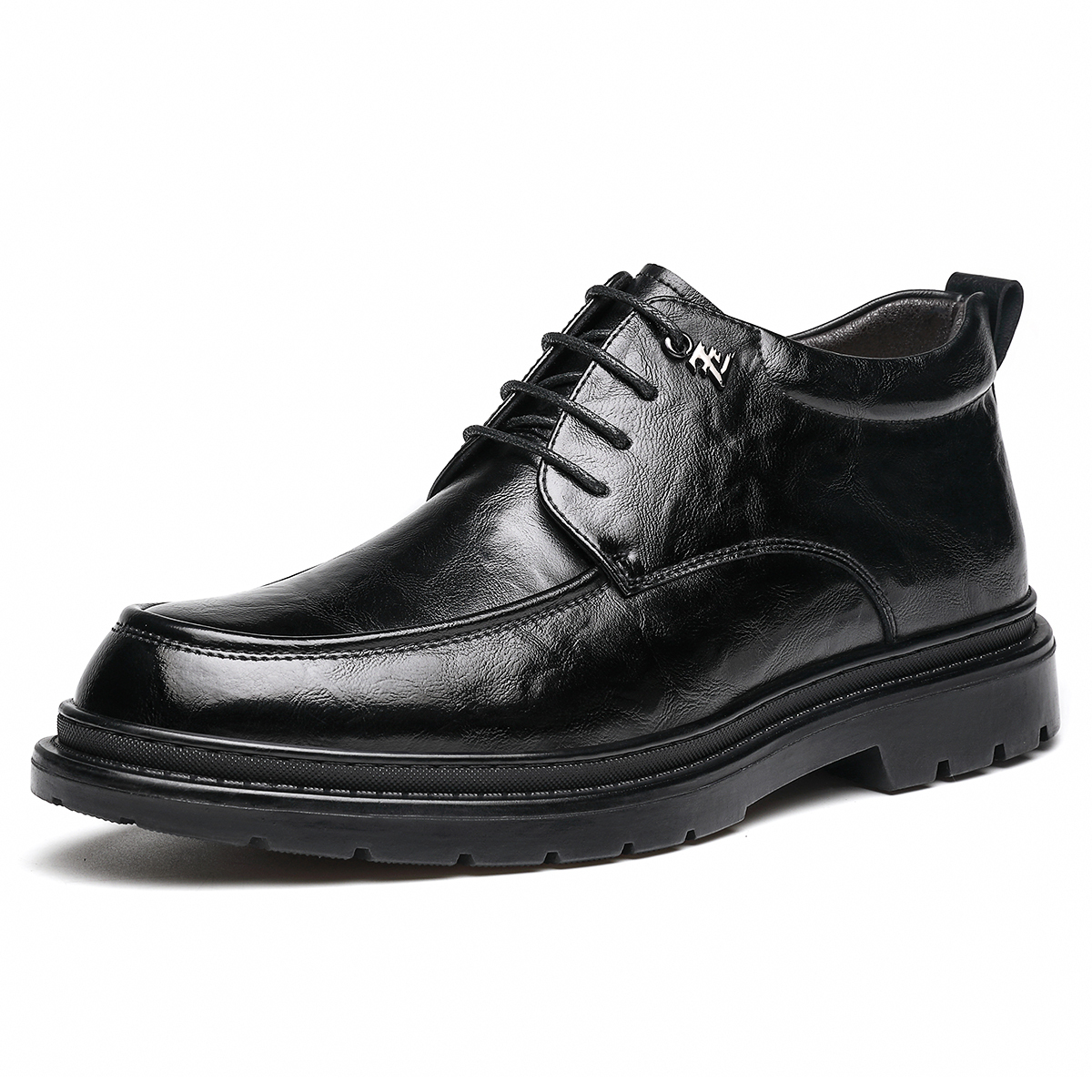 Мужские повседневные кроссовки Mid Top черно-коричневые CHINT — фото 2