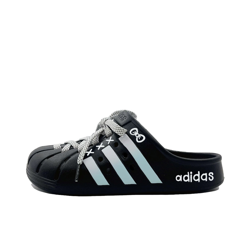 Adidas Тапочки-сабо ADILETTE без специальной функции, закрытые, унисекс, черные