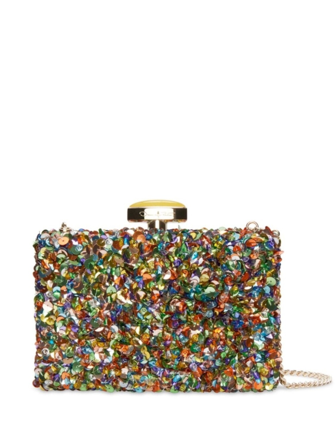 

Oscar de la Renta клатч Confetti с пайетками, синий