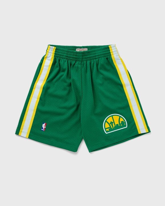 

Шорты Mitchell & Ness Nba Swingman Shorts Seattle Super Sonics Road 1994-95, цвет dark green