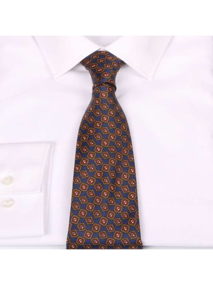 

BGents Мужской галстук темно-синего цвета