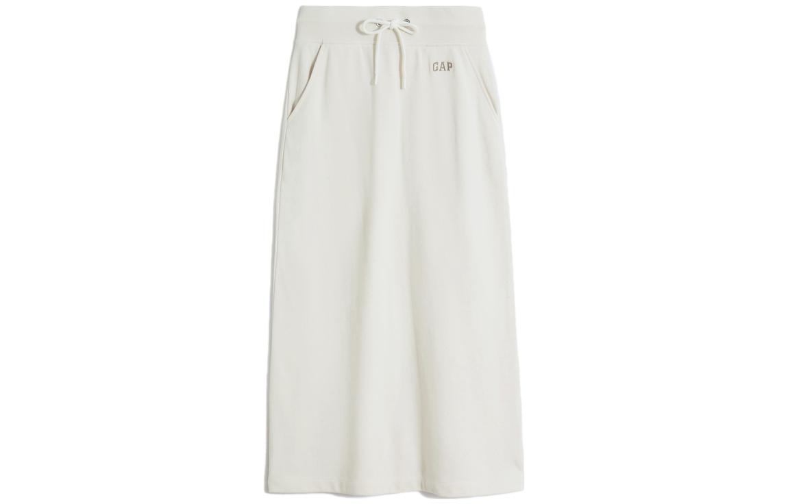

GAP Повседневная длинная юбка для женщин, серый белый
