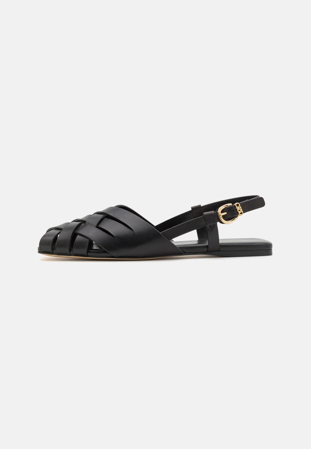 Туфли-лодочки с открытым носком IRENE SLING FLAT MICHAEL Michael Kors, черный — фото 2