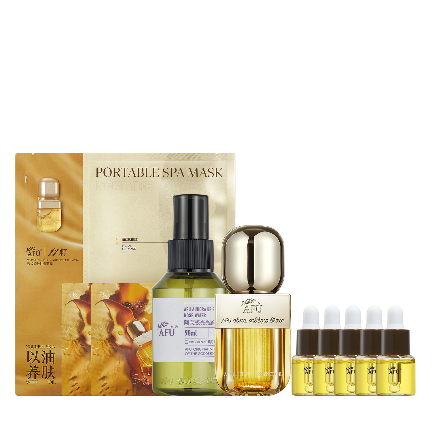 

Наборы для ухода за кожей Unisex AFU, Serums 30ml+Free 9 Pcs Celebrity Trial Pack