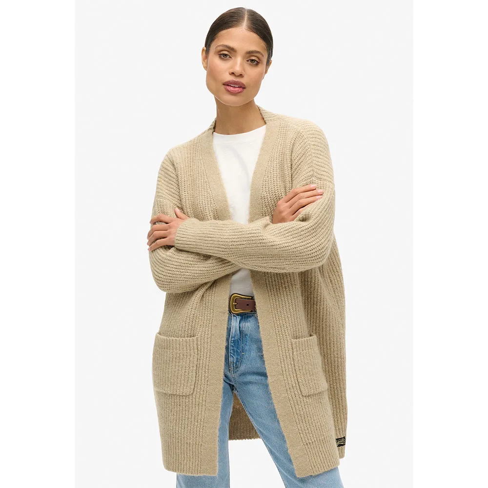 

Кардиган Superdry Essential, бежевый