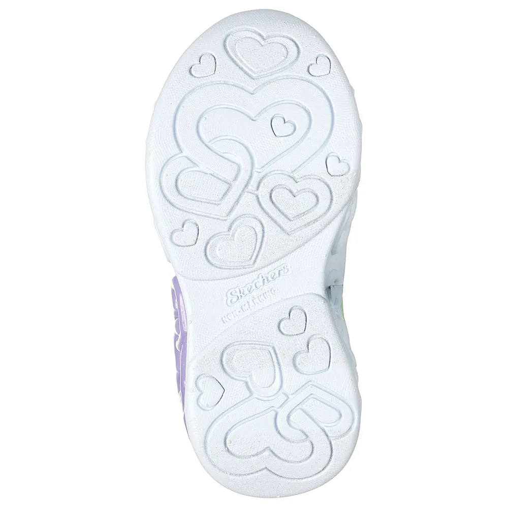 Слипоны Skechers Infinite Heart Lights Eternal Shimmer, мультиколор — фото 2