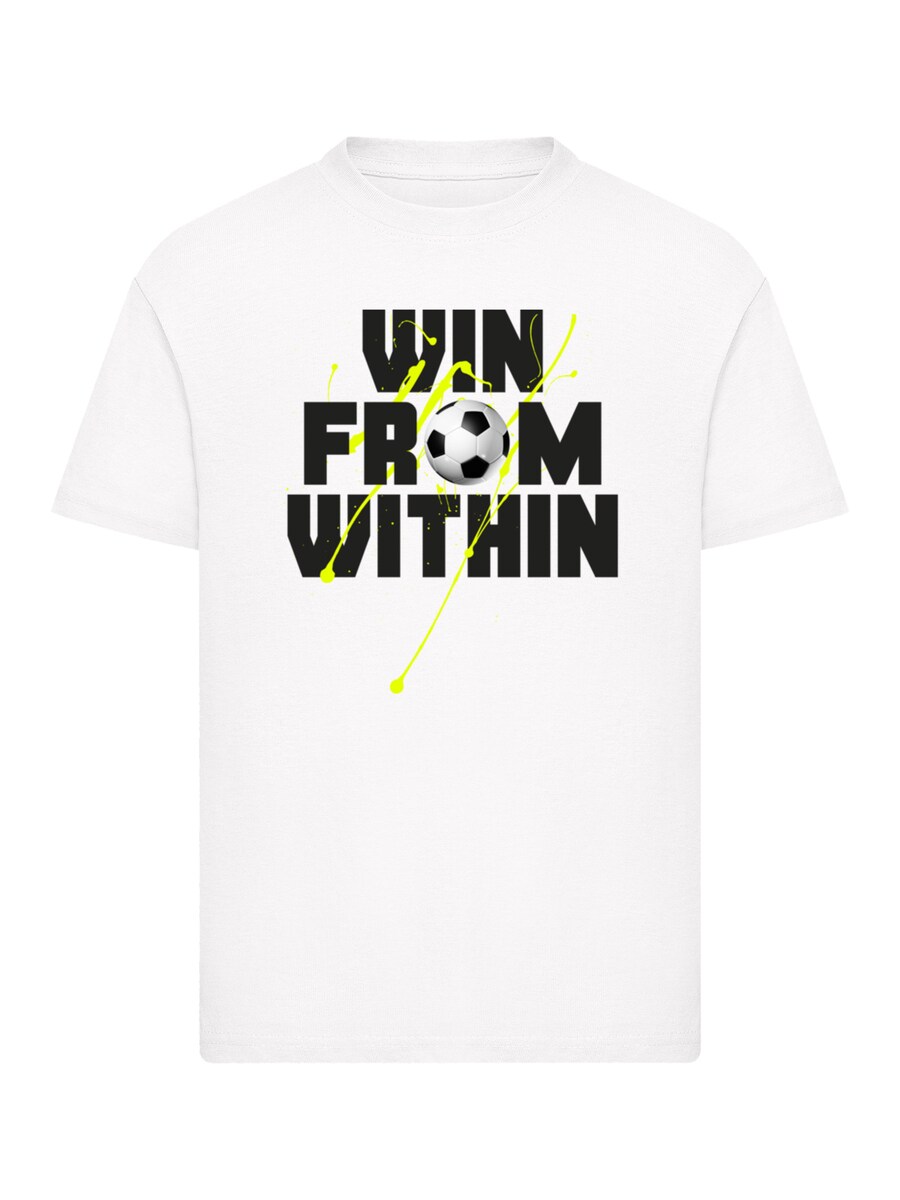 

Рубашка F4NT4STIC Win From Within Soccer Splash Green, белый