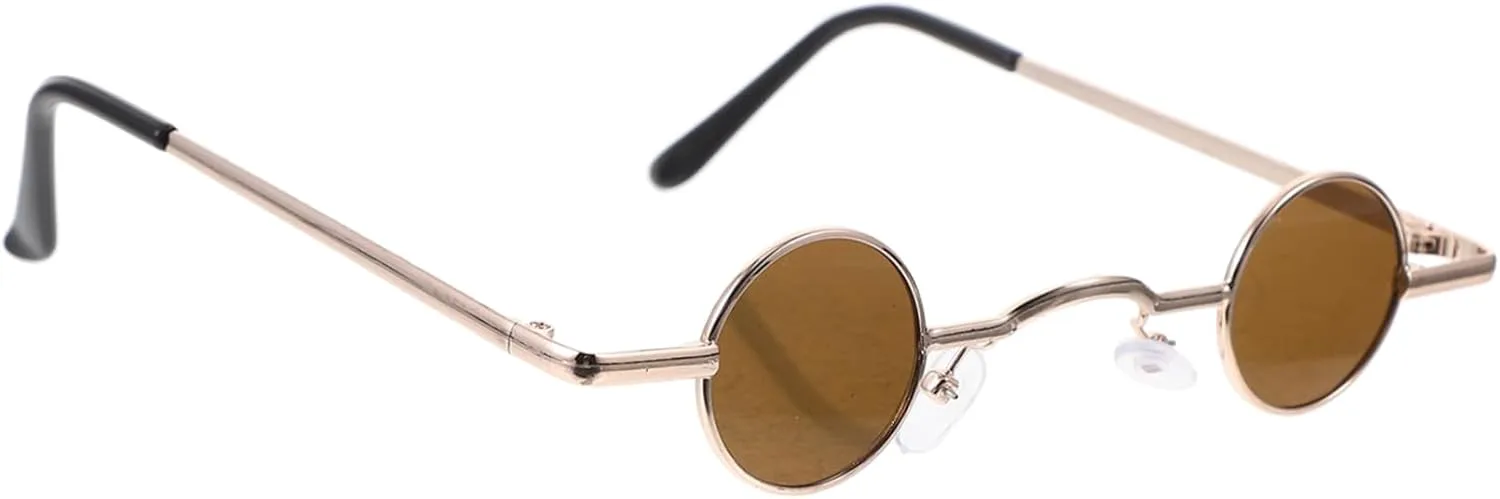 

Модные солнцезащитные очки для женщин и мужчин в винтажной круглой оправе, стильные очки для активного отдыха, уникальный аксессуар для вечеринки LIOOBO, Multi