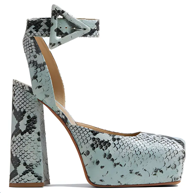 Туфли на высоком каблуке женские Dew/черные Bottega Veneta — фото 2
