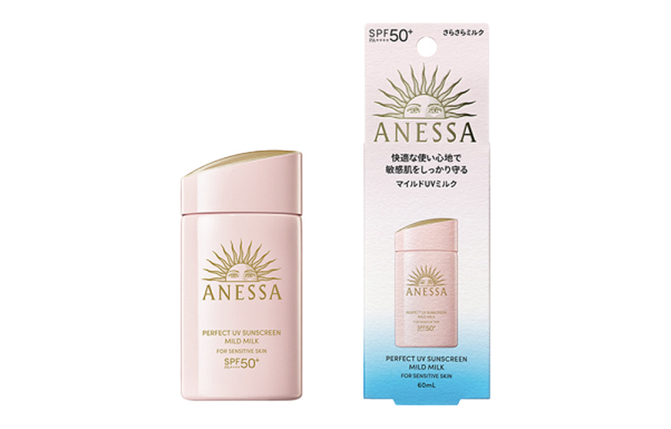 Солнцезащитное молочко Anessa Perfect UV Sunscreen Mild Milk для чувствительной кожи, 90 мл — фото 3